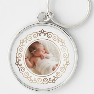 Verzierter Goldkranz Schlüsselanhänger