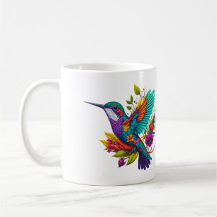 Verzierter Hummingvogel Kaffeetasse