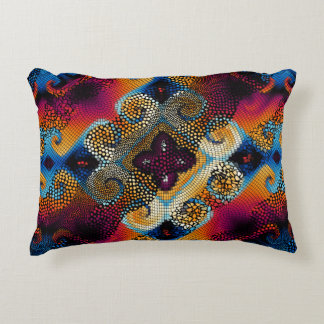 Verzierter nahtloser Texturhintergrund. Diagonale  Dekokissen