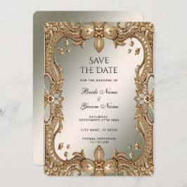 Verzierter Rahmen Save the Date