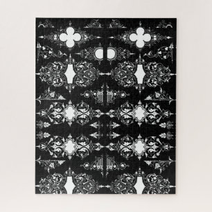 Verziertes antikes Gothic-Dekor Puzzle