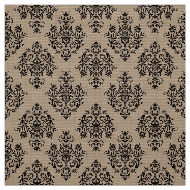 Verziertes Barockmuster Stoff (Muster)