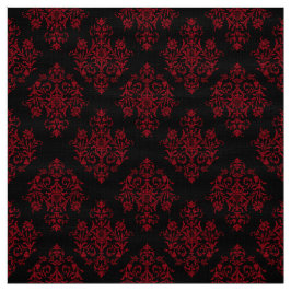 Verziertes Barockschwarzes Damasmuster Stoff