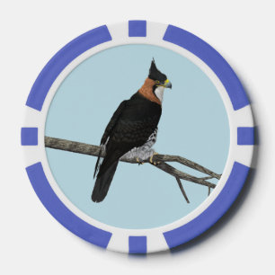 Verziertes Falke-Eagle Pokerchips
