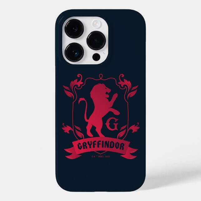 Verziertes GRYFFINDOR™-Wappen Case-Mate iPhone Hülle (Rückseite)