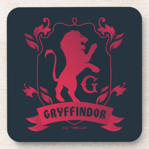 Verziertes GRYFFINDOR™-Wappen Getränkeuntersetzer