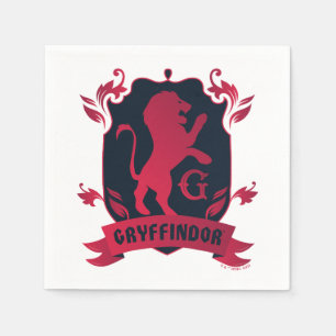 Verziertes GRYFFINDOR™-Wappen Serviette