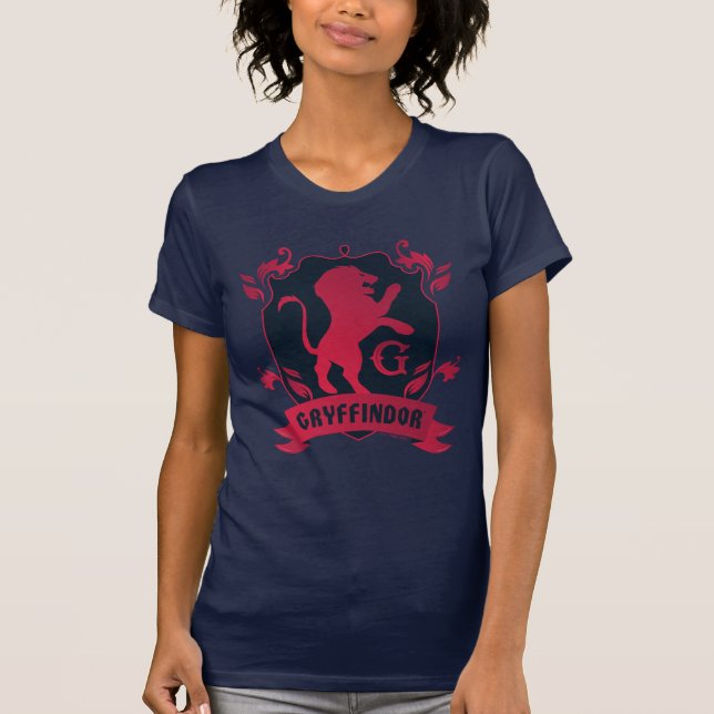 Verziertes GRYFFINDOR™-Wappen T-Shirt (Vorderseite)