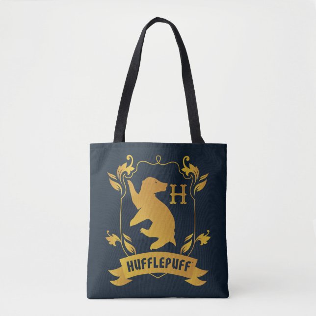 Verziertes HUFFLEPUFF™-Wappen (Vorderseite)