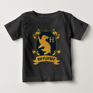 Verziertes HUFFLEPUFF™-Wappen Baby T-shirt