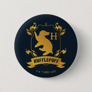 Verziertes HUFFLEPUFF™-Wappen Button