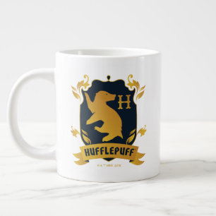 Verziertes HUFFLEPUFF™-Wappen Jumbo-Tasse