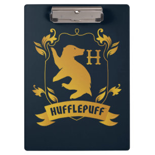 Verziertes HUFFLEPUFF™-Wappen Klemmbrett