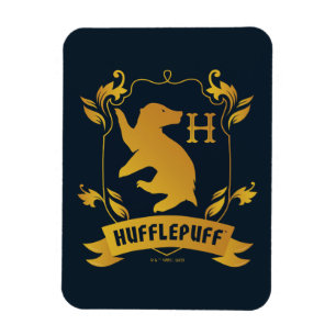 Verziertes HUFFLEPUFF™-Wappen Magnet