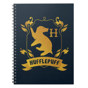 Verziertes HUFFLEPUFF™-Wappen Notizblock
