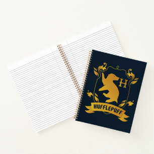 Verziertes HUFFLEPUFF™-Wappen Notizbuch