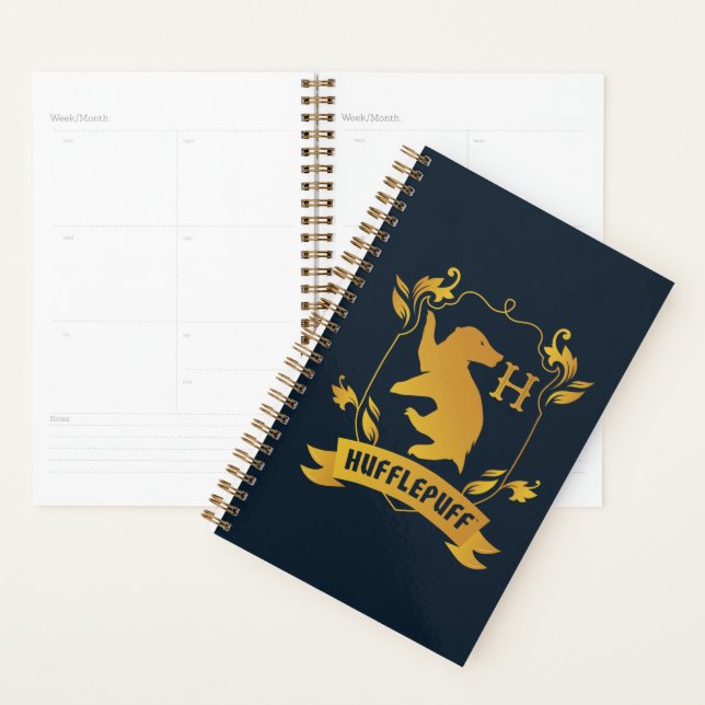 Verziertes HUFFLEPUFF™-Wappen Planer (Anzeige)
