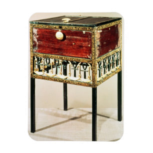Verziertes Kabinett aus dem Schatz von Tutankhamun Magnet