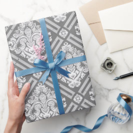 Verziertes klassisches Muster Geschenkpapier