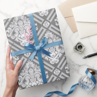 Verziertes klassisches Muster Geschenkpapier