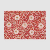 Verziertes klassisches Muster mit roter Blume