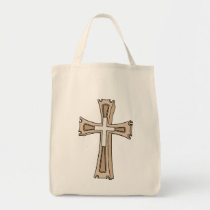Verziertes Kreuz-Wappen Tragetasche