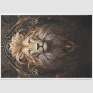 Verziertes Lion Tissue Paper Seidenpapier