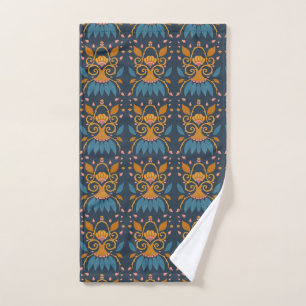 Verziertes Muster Mittelalterlicher Stil Handtuch