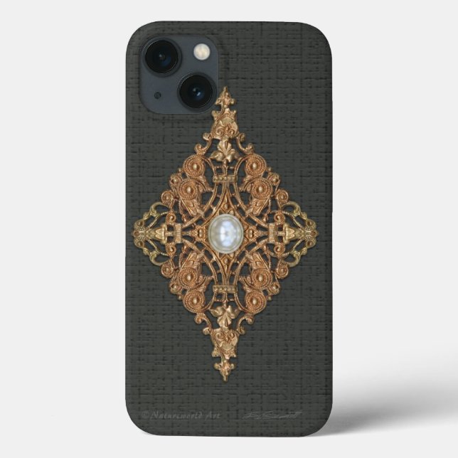Verziertes Pearl iPhone 6, Tough Xtreme Case-Mate iPhone Hülle (Rückseite)