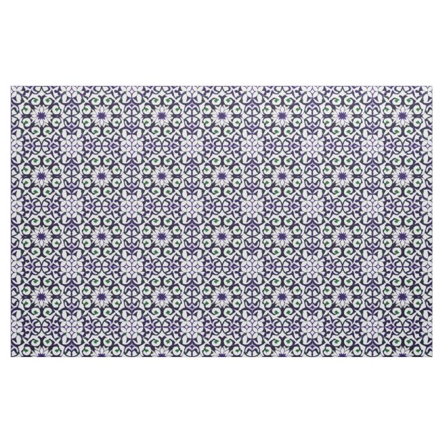 Verziertes symmetrisches Muster Stoff (Fat Quarter (45,7 x 55,9 cm))