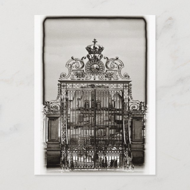 Verziertes Tor, Château Versailles Postkarte (Vorderseite)