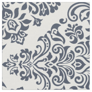 Verziertes und elegantes Damask-Muster Stoff