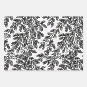 Verziertes Viktorianisches Schminkpapier Geschenkpapier Set