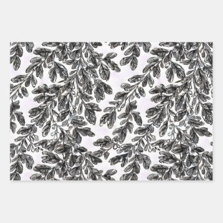 Verziertes Viktorianisches Schminkpapier Geschenkpapier Set