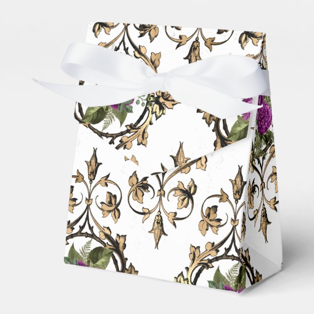 Verziertes Vintages Barock Geschenkschachtel (Vorderseite)