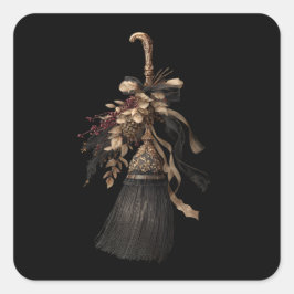 Verziertes Zimmer Quadratischer Aufkleber