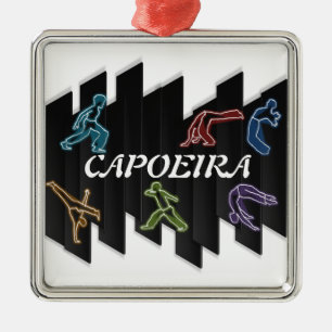 Verzierung capoeira Kampfkünste Silbernes Ornament