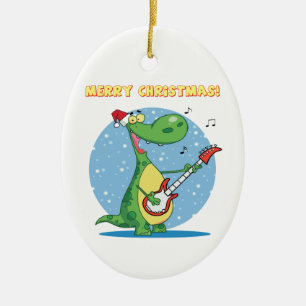 Verzierung der frohen Weihnachten Rockin Keramik Ornament
