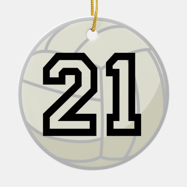 Verzierung der Volleyball-Spieler-einheitliche Keramikornament (Vorne)