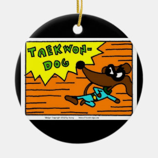 Verzierung der Zuckmücken-TAEKWON-DOG Keramik Ornament