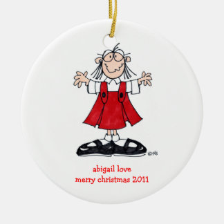 VERZIERUNG DES ABIGAIL-LIEBE-WEIHNACHTEN2011 KERAMIKORNAMENT