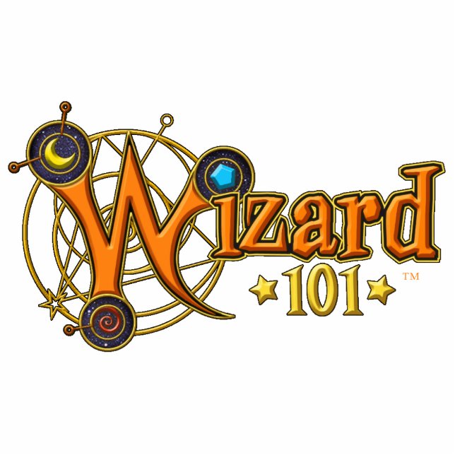 Verzierung des Logo-Wizard101 Fotoskulptur Ornament (Vorne)