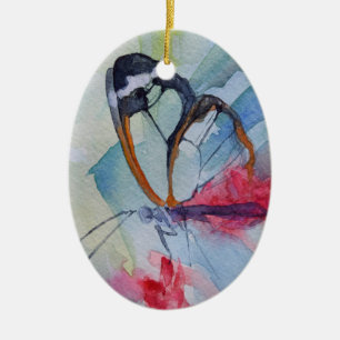 Verzierung des Schmetterlinges 10 Keramikornament