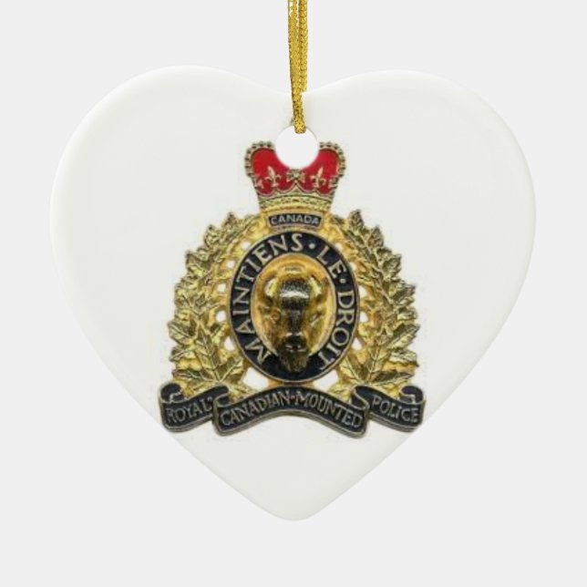 Verzierung Herz rcmpheart Keramikornament (Vorne)
