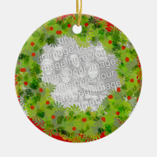 Verzierung - Kranz Keramik Ornament