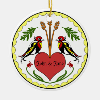 Verzierung - lang, glückliche Verhältnis-Hexe Keramik Ornament