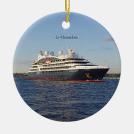 Verzierung Le Champlain Keramik Ornament