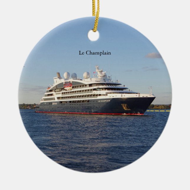 Verzierung Le Champlain Keramik Ornament (Vorne)