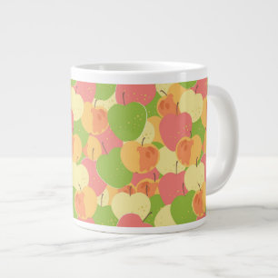 Verzierung mit Äpfeln Jumbo-Tasse
