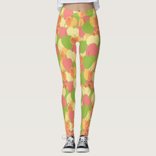 Verzierung mit Äpfeln Leggings